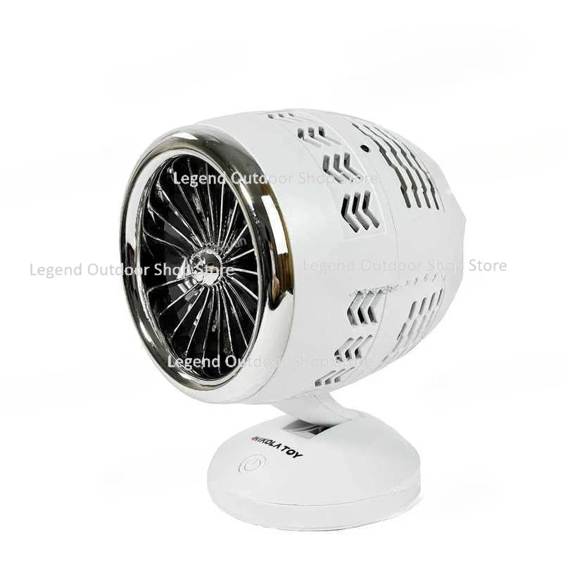 Desktop Fan USB Turbofan Aircraft Engine Styling Personality Creativity Humidifying Spray with Lighting Technology Sense