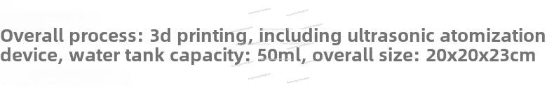 Desktop Fan USB Turbofan Aircraft Engine Styling Personality Creativity Humidifying Spray with Lighting Technology Sense