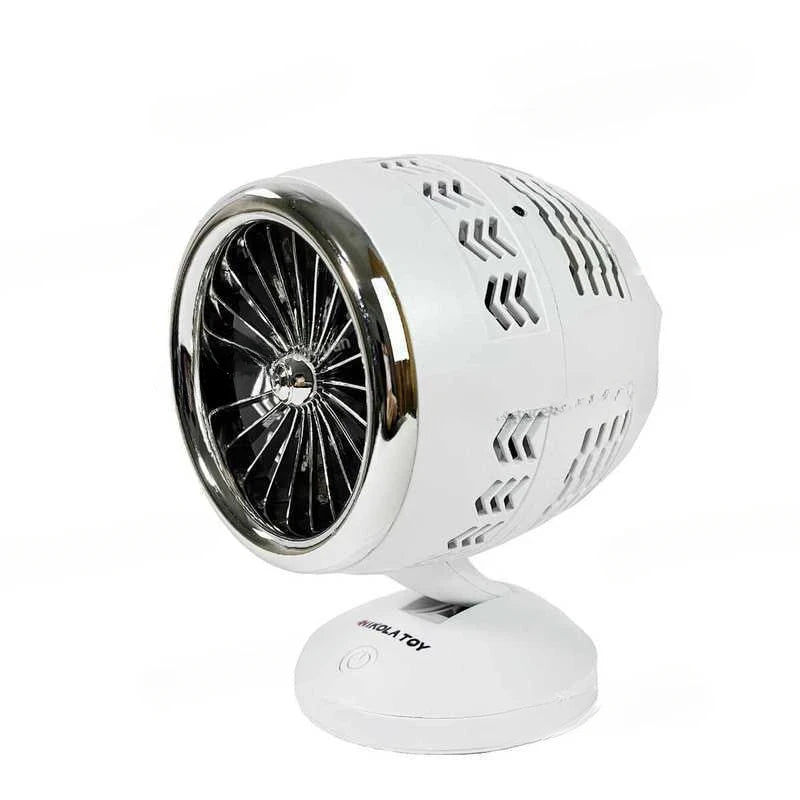 Desktop Fan USB Turbofan Aircraft Engine Styling Personality Creativity Humidifying Spray with Lighting Technology Sense